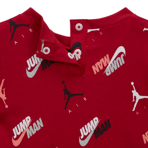 Rampers dla niemowląt (0–9 M) Jordan - Czerwony Jordan 6-9M Nike poland