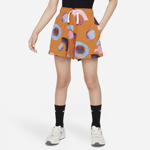 Spodenki dla dużych dzieci (dziewcząt) Nike Sportswear - Pomarańczowy Nike M Nike poland