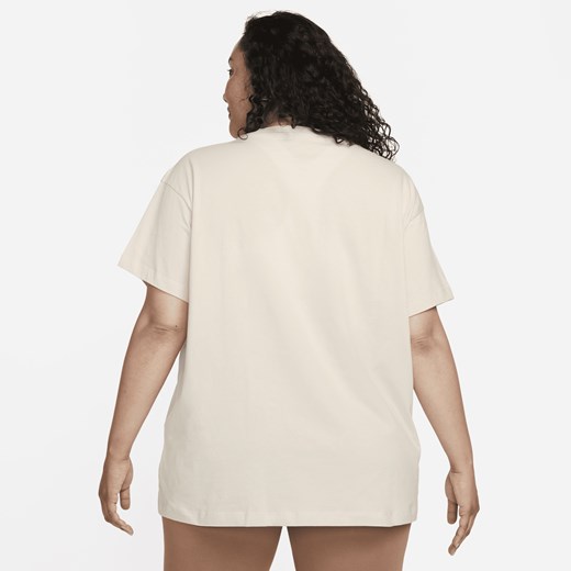 T-shirt damski Nike Sportswear Essential (duże rozmiary) - Brązowy Nike 1X Nike poland