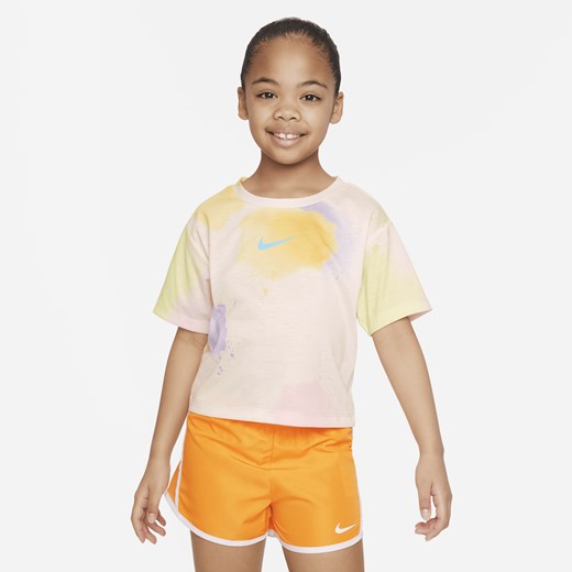 T-shirt dla małych dzieci o luźnym kroju Nike „Just DIY It” - Biel Nike 35.5 Nike poland