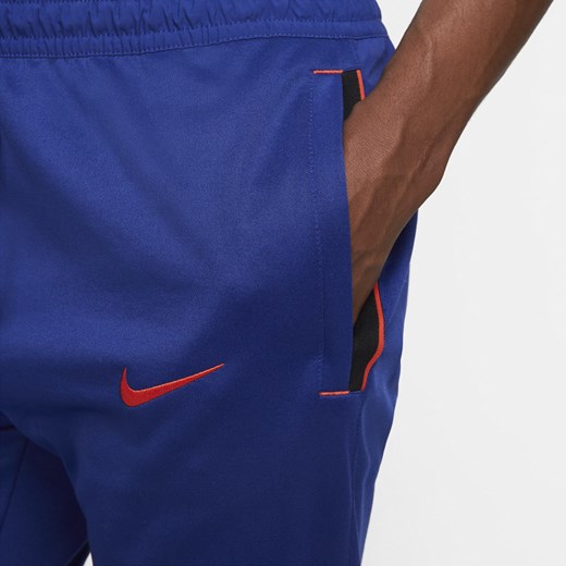 Męskie dzianinowe spodnie piłkarskie Holandia - Niebieski Nike S Nike poland