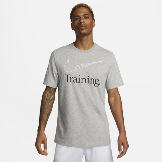 T-shirt męski Nike z napisem z krótkim rękawem z jerseyu 