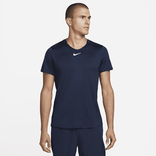 Męska koszulka do tenisa NikeCourt Dri-FIT Advantage - Niebieski Nike XXL Nike poland