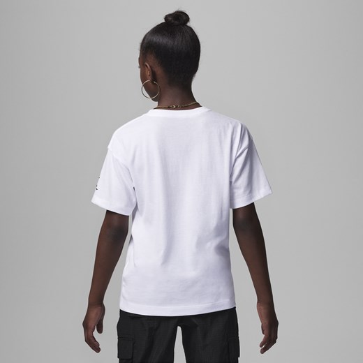 T-shirt dla dużych dzieci Jordan Rookie Sky Tee - Biel Jordan M Nike poland