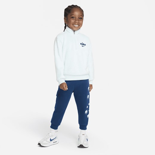 Zestaw dla niemowląt z dzianiny typu baranek z zamkiem 1/2 Nike Track Pack - Nike 4T Nike poland