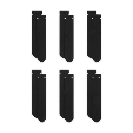 Klasyczne skarpety treningowe Nike Everyday Cushioned (6 par) - Czerń Nike M Nike poland