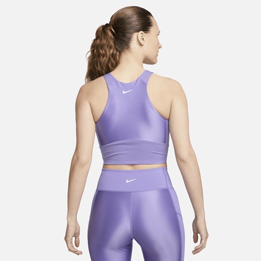 Bluzka damska Nike z okrągłym dekoltem satynowa 