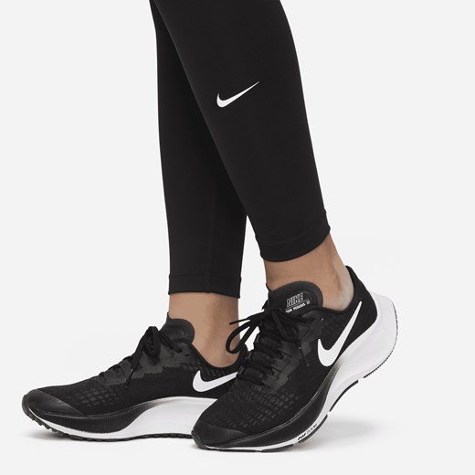 Legginsy dla dużych dzieci (dziewcząt) Nike Dri-FIT One - Czerń Nike XS Nike poland