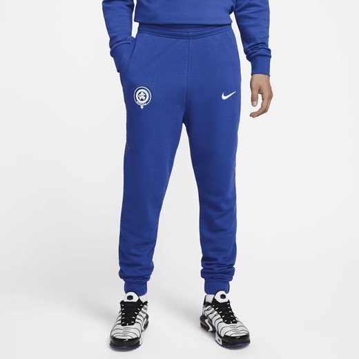 Męskie spodnie z dzianiny dresowej Nike Atlético Madryt - Niebieski Nike XL Nike poland