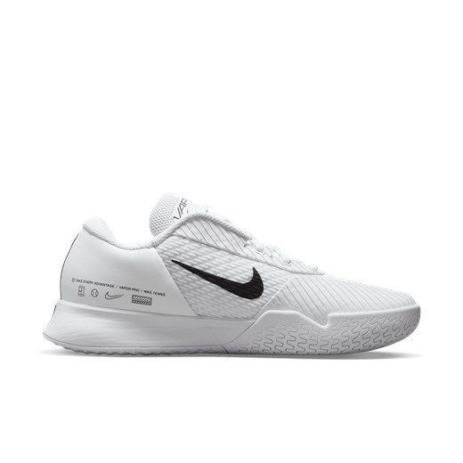 Męskie buty do tenisa na twarde korty NikeCourt Air Zoom Vapor Pro 2 - Biel Nike 45.5 Nike poland