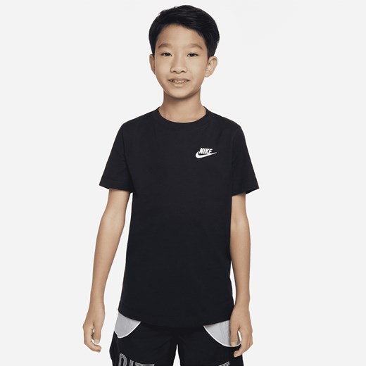 T-shirt chłopięce Nike z bawełny 