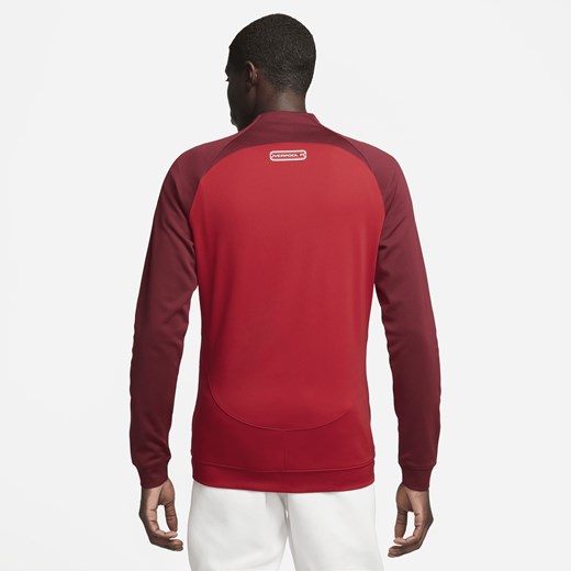 Męska dzianinowa kurtka piłkarska z zamkiem na całej długości Nike Liverpool Nike L Nike poland