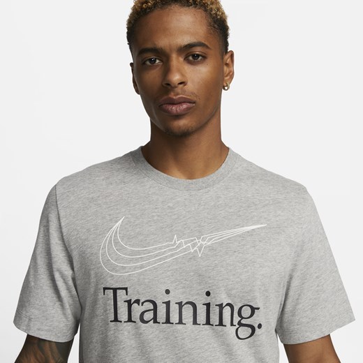 Męski T-shirt treningowy Nike Dri-FIT - Szary Nike XL Nike poland