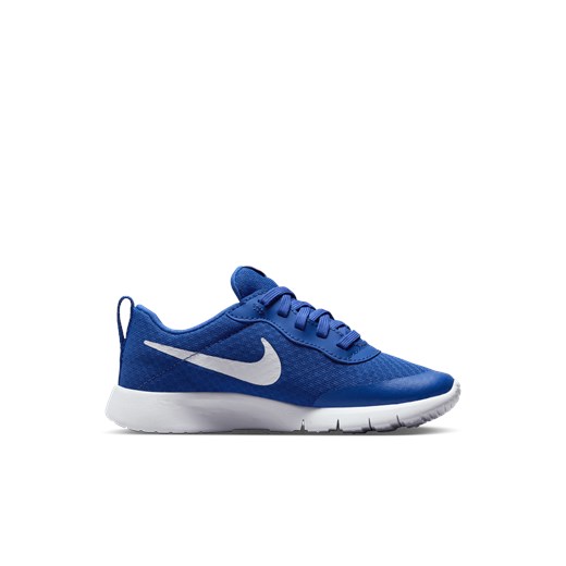 Niebieskie buty sportowe dziecięce Nike sznurowane 