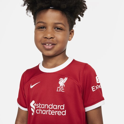 Trzyczęściowy strój dla małych dzieci Nike Dri-FIT Liverpool F.C. 2023/24 Nike S Nike poland
