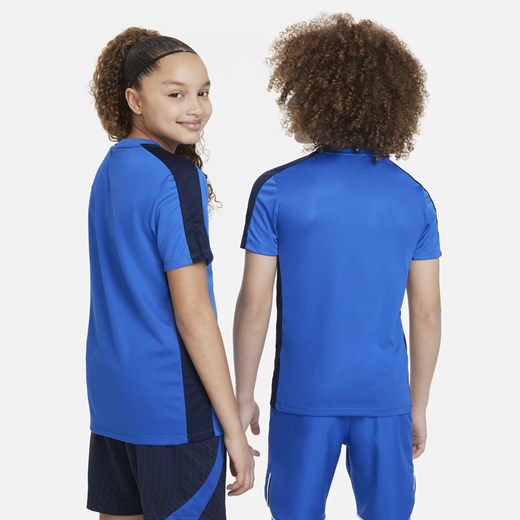 Dziecięca koszulka piłkarska Nike Dri-FIT Academy23 - Niebieski Nike S Nike poland