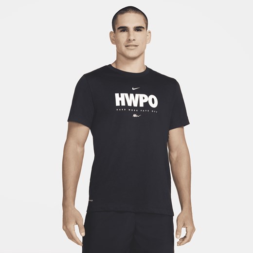Męski T-shirt treningowy Nike Dri-FIT „HWPO” - Czerń Nike L Nike poland