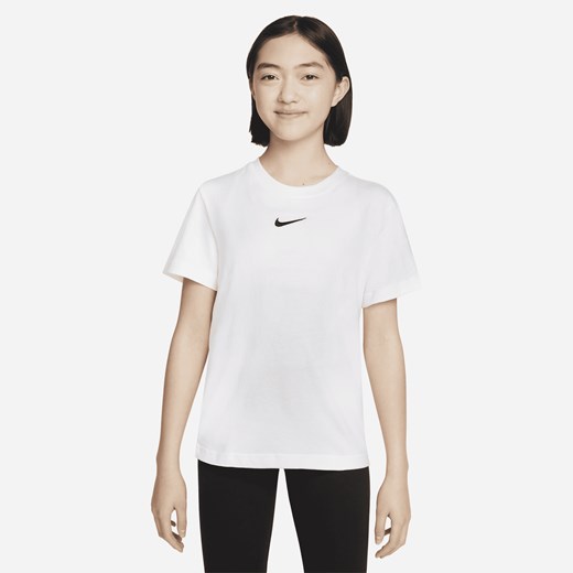 Bluzka dziewczęca Nike z krótkimi rękawami 