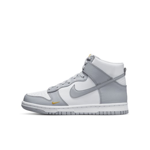 Buty dla dużych dzieci Nike Dunk High Next Nature - Szary Nike 35.5 Nike poland
