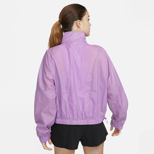 Damska odbijająca światło kurtka do biegania Nike Dri-FIT Run Division - Fiolet Nike S wyprzedaż Nike poland