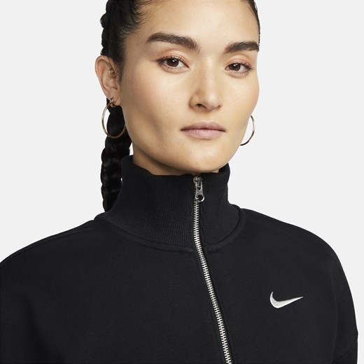 Bluza damska czarna Nike jesienna
