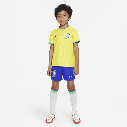 Strój piłkarski dla małych dzieci Nike Dri-FIT Brazylia 2022/23 (wersja domowa) Nike S Nike poland