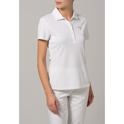 Puma Golf Koszulka polo white zalando szary krótkie