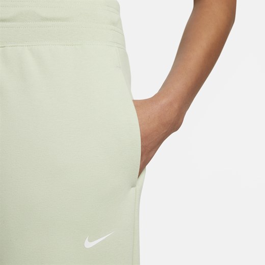 Spodnie damskie zielone Nike sportowe
