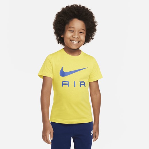 T-shirt dla małych dzieci Nike Air Nike - Żółty Nike 40 Nike poland
