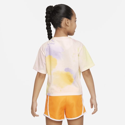 T-shirt dla małych dzieci o luźnym kroju Nike „Just DIY It” - Biel Nike 4 Nike poland