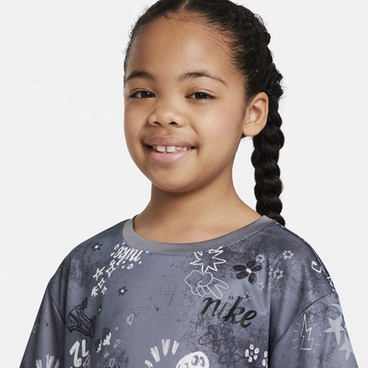 Koszulka dla małych dzieci Nike Icon Clash Boxy Tee - Szary Nike 36.5 Nike poland