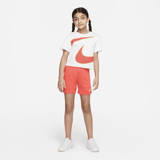 Zestaw T-shirt i spodenki z siateczki dla małych dzieci Nike - Czerwony Nike 4 Nike poland