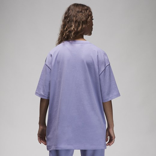 Damski T-shirt oversize z grafiką Jordan - Fiolet Jordan M (EU 40-42) Nike poland