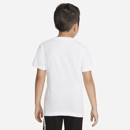 T-shirt chłopięce biały Nike z krótkim rękawem 