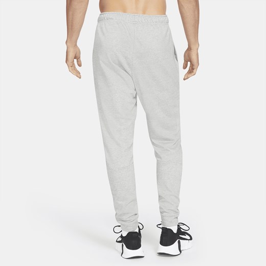 Męskie zwężane spodnie do fitnessu z dzianiny Dri-FIT Nike Dry - Szary Nike 3XL Nike poland