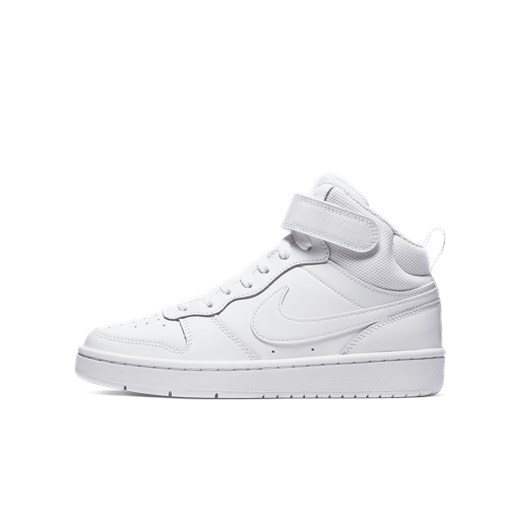 Buty dla dużych dzieci Nike Court Borough Mid 2 - Biel Nike 36 Nike poland