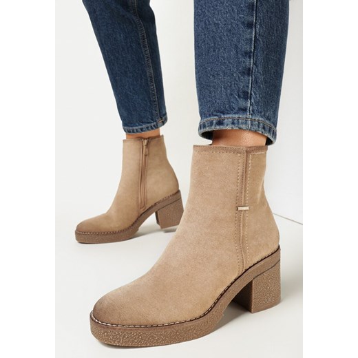 Botki Born2be na zamek eleganckie 