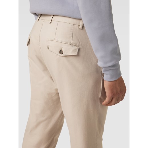 Spodnie materiałowe z lamowaną kieszenią model ‘Sapo’ Cinque 48 promocja Peek&Cloppenburg 