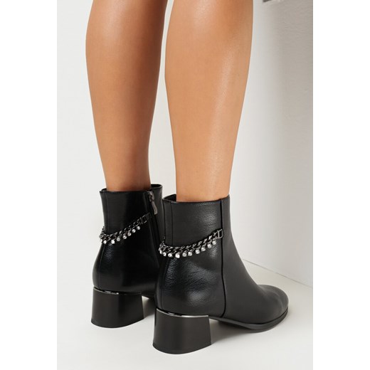 Botki Born2be na zamek na obcasie 