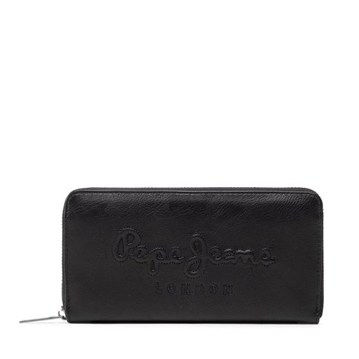 Duży Portfel Damski Pepe Jeans Hellen Wallet PL070173 Black 999 Pepe Jeans one size eobuwie.pl