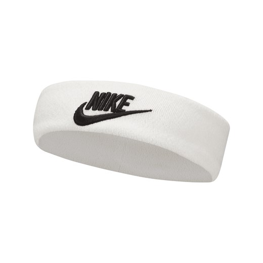 Szeroka opaska na głowę Nike Athletic - Biel ze sklepu Nike poland w kategorii Opaski damskie - zdjęcie 161566818