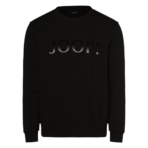 JOOP! Męska bluza nierozpinana Mężczyźni Bawełna czarny nadruk ze sklepu vangraaf w kategorii Bluzy męskie - zdjęcie 161582396