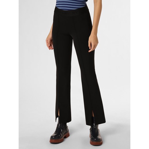 Cambio Spodnie Kobiety Sztuczne włókno czarny jednolity ze sklepu vangraaf w kategorii Spodnie damskie - zdjęcie 161582497