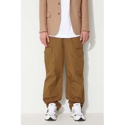 The North Face spodnie męskie kolor brązowy proste NF0A5A8G-37U ze sklepu PRM w kategorii Spodnie męskie - zdjęcie 161585219