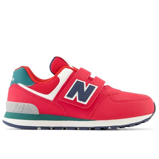 Buty New Balance PV574CU - czerwone ze sklepu streetstyle24.pl w kategorii Buty sportowe dziecięce - zdjęcie 161591516