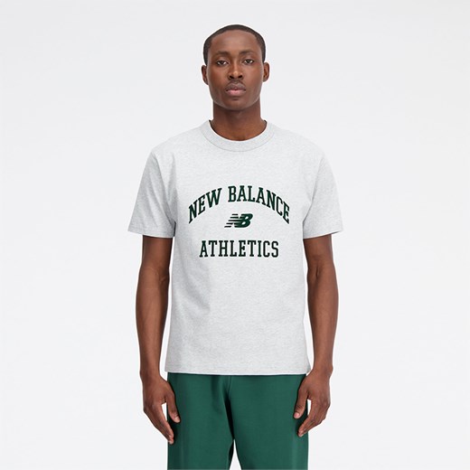 Koszulka męska New Balance MT33551AG – szara ze sklepu New Balance Poland w kategorii T-shirty męskie - zdjęcie 161597268
