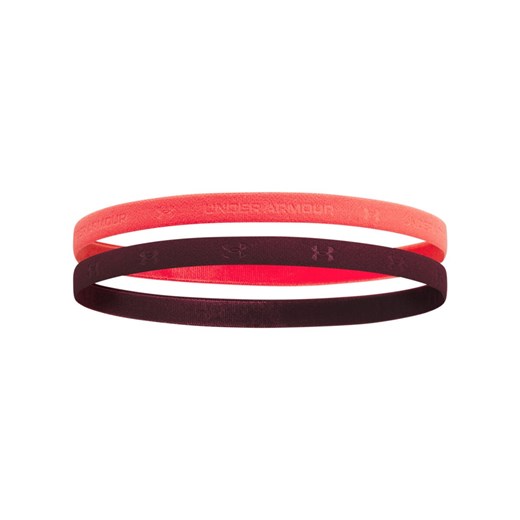 Damska opaska na głowę treningowa (2-pack) Under Armour W's Adjustable Mini Bands - multikolor ze sklepu Sportstylestory.com w kategorii Opaski do włosów - zdjęcie 161604597