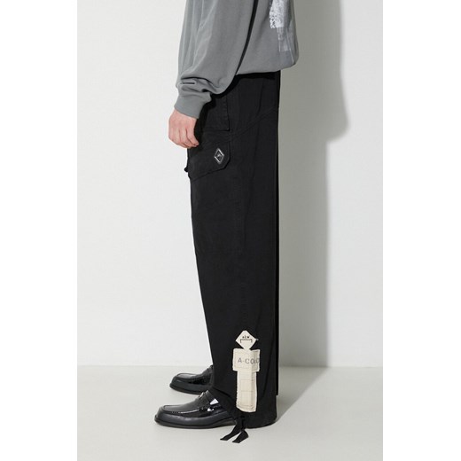 A-COLD-WALL* spodnie bawełniane ANDO CARGO PANT kolor czarny w fasonie cargo ACWMB209A ze sklepu PRM w kategorii Spodnie męskie - zdjęcie 161609155