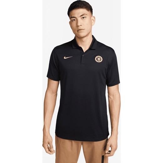 Męska koszulka piłkarska polo Nike Dri-FIT Chelsea F.C. Victory - Niebieski ze sklepu Nike poland w kategorii T-shirty męskie - zdjęcie 161609788