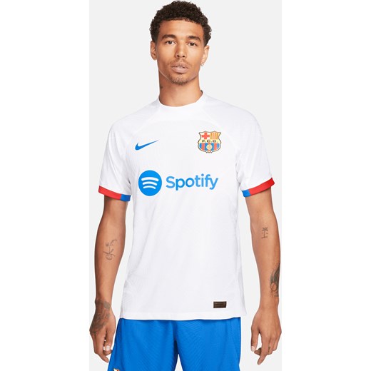 Męska koszulka piłkarska Nike Dri-FIT ADV FC Barcelona Match 2023/24 (wersja wyjazdowa) - Biel ze sklepu Nike poland w kategorii T-shirty męskie - zdjęcie 161610018